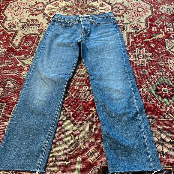 Levi's Pants - Levi's wedgie straight jeans in blue